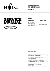 Fujitsu ARY14LUAD Service Manual