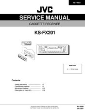 JVC KS-FX201 Service Manual