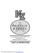 KZ MXT Owner's Manual