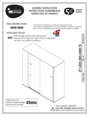 South Shore 5050-047 Assembly Instructions Manual