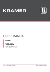 Kramer VM-4UX User Manual