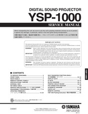 Yamaha YSP-1000L Service Manual