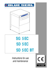 Blue Seal SG 5EC Instructions For Use And Maintenance Manual