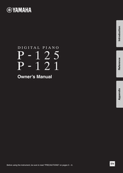 Yamaha P-125 Manuals | ManualsLib