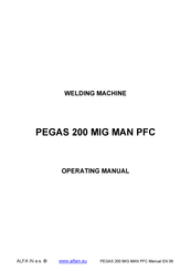 Alfa In PEGAS 200 MIG MAN PFC Operating Manual