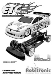 Robitronic ETC Sport R39010 Instruction Manual