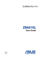Asus ZenFone Max Pro ZB601KL User Manual