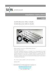 Suspa Movotec SMS-I-40x80 Installation Instructions Manual