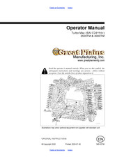 GREAT PLAINS Turbo Max C2411H Plus Operator's Manual