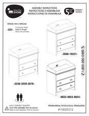 South Shore 10231 Assembly Instructions Manual