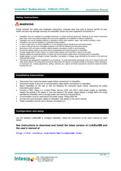 Intesisbox Modbus Server-FIDELIO TCP/IP Installation Manual
