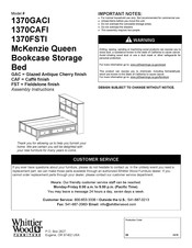 Whittier Wood 1370CAFl Assembly Instructions Manual