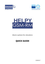 Esse-Ti Helpy GSM-RM Quick Manual