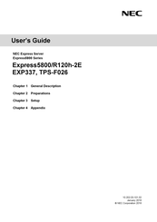 NEC Express5800/R120h-2E User Manual