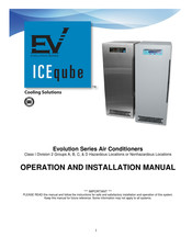 Ice Qube Evolution IQ1000EV Operation And Installation Manual