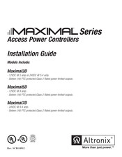 Altronix Maximal5D Installation Manual