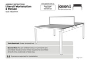 Jason.l Literail Workstation 2 Person Assembly Instructions