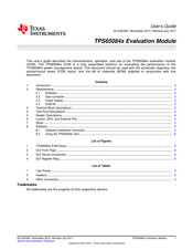 Texas Instruments TPS65084x EVM User Manual