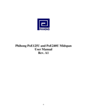 Phihong POE125U User Manual