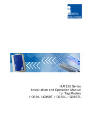 IDENTEC SOLUTIONS i-Q350L Installation And Operation Manual