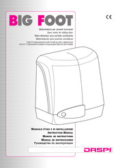 Daspi Big Foot 1600 Instruction Manual