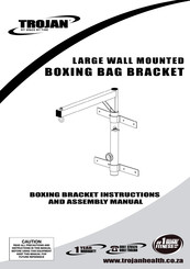 Trojan BOXING BAG BRACKET Instruction And Assembly Manual