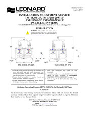 Leonard TM-1520B-2P Installation Adjustment Service