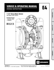 Versamatic E4 Series Service & Operating Manual