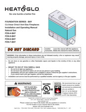 Heat & Glo FDN-5-BAY Installation And Operating Manual