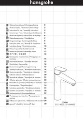 Hans Grohe Focus 31608000 Instructions For Use/Assembly Instructions