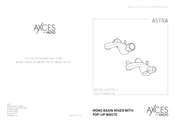 Vado AXCES ASTRA Series Installation & User Manual