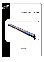 Etec LED PARTY BAR E216 RGB Manual
