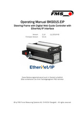 FMS BKS015.EIP Operating Manual