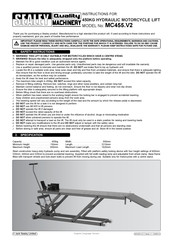 Sealey MC455.V2 Instructions For Use