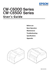 Epson ColorWorks CW-C6000 Series User Manual