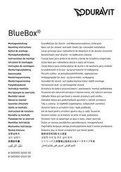 DURAVIT BlueBox GK0900 0010 00 Mounting Instructions