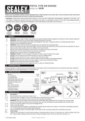 Sealey SA56 Instructions