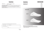 Toto WASHLET SW4049T60 Instruction Manual