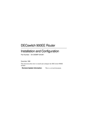 Digital Equipment DECswitch 900EE Installation And Configuration Manual