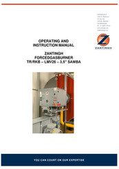 ZANTINGH TR-LMV26 Operating And Instruction Manual