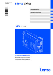 Lenze ELCAFHI 4D34NNPM Highline Series Mounting Instructions