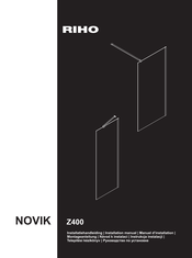 RIHO NOVIK Z400 Installation Manual