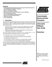 Atmel AT91CAP9 User Manual