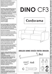 CONFORAMA DINO CF3 Assembly Instruction