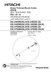 Hitachi CG 27EBD SLN Handling Instructions Manual