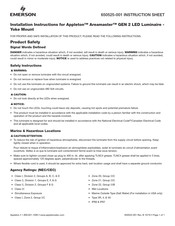 Emerson Appleton Areamaster GEN 2 LED Series Instruction Sheet