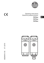 IFM PN76 Series Operating Instructions Manual