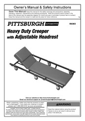 Pittsburgh Automotive 61895 Owner's Manual & Safety Instructions
