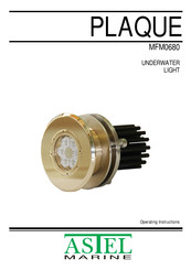 ASTEL MARINE PLAQUE MFM0680 Operating Instructions Manual