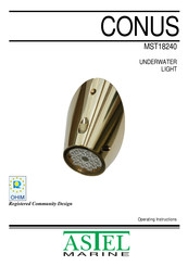ASTEL MARINE CONUS MST18240 Operating Instructions Manual